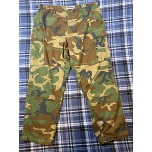 Propper Vintage Woodland Camo Cargo Pants Mens 36x30 Combat Trousers